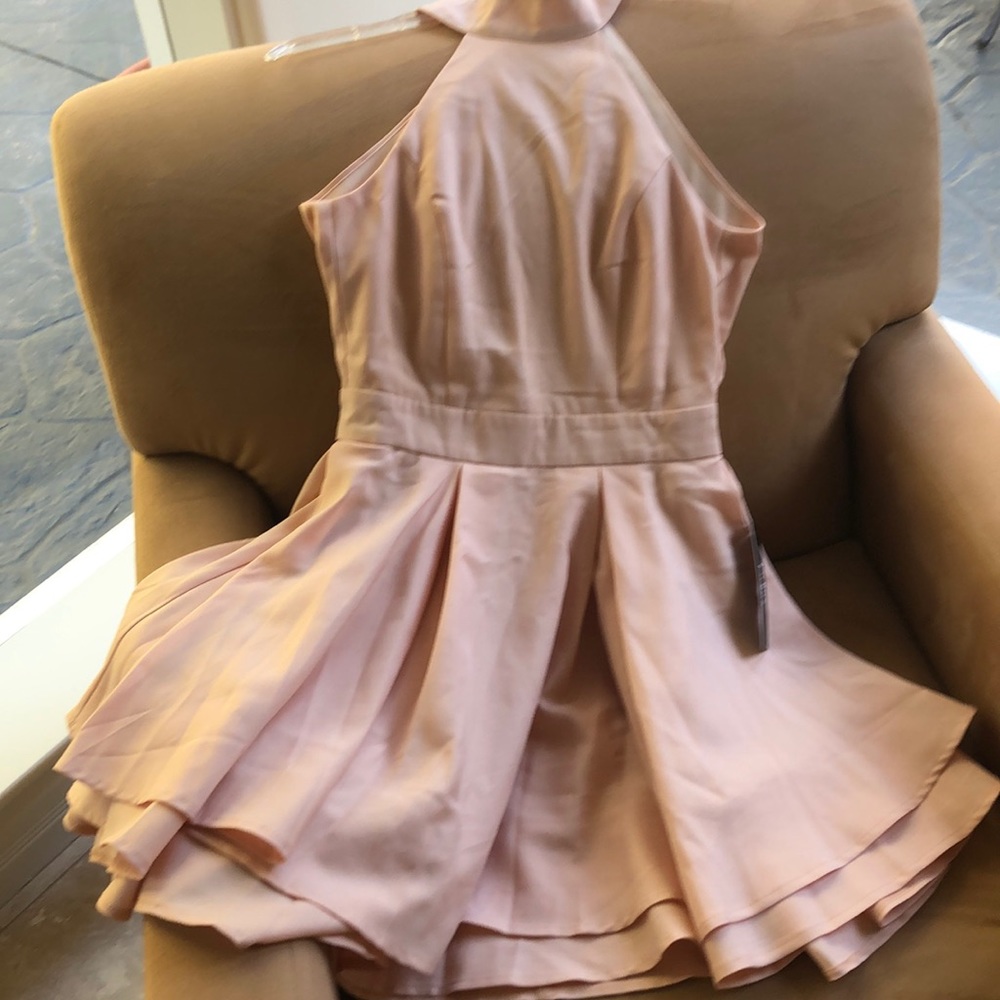 Women’s S champagne/pink dress